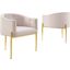 Savour Tufted Performance Velvet Accent Chairs - Set of 2 In Pink
