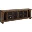 Sawyer 98 Inch Console With 4 Doors In Medium Brown