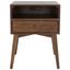 Scully Nightstand with Usb in Gold NST6408C