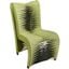 Seat Belt Dining Chair In Green And Black