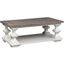 Sedona Heavy Distressed White Cocktail Table