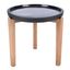 Serka Side Table in Natural and Black