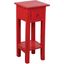 Shabby Chic Cottage Red Narrow Side Table