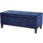 Shandra Tufted Top Storage Bench In Blue FPF18-0195