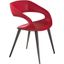 Shape Red Dining Chair With Anthracite Legs