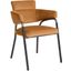 Sharqui Dining Armchair In Danny Amber