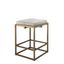 Shelby Hide Counter Stool In White