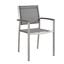 Shore Silver Gray Outdoor Patio Aluminum Dining Chair