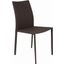 Sienna Mink Leather Dining Chair