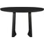 Silas Round Dining Table In Black