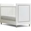Simmons Kids Avery 3 In 1 Convertible Crib With Daybed Or Toddler Bed Conversion Kit With Greenguard Gold Certified In Bianca White