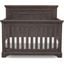Simmons Kids Paloma 4 In 1 Convertible Crib With Greenguard Gold Certified In Rustic Grey