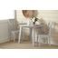 Simplicity Dove Round Extendable Dining Room Set