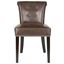 Sinclair Antique Brown Ring Chair Set of 2