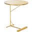 Sionne Yellow and Gold Round C Table