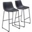 Smart Bar Chair Set Of 2 In Black