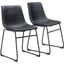Smart Dining Chair Set Of 2 In Black