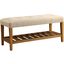 Smithers Beige Accent and Storage Bench