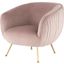 Sofia Blush And Gold Occasional Chair
