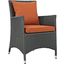 Sojourn Canvas Tuscan Dining Outdoor Patio Sunbrella Arm Chair