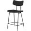 Soli Counter Stool In Activated Charcoal