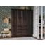 Solid Wood Family Wardrobe In Java With Metal Knobs