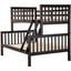 Solid Wood Twin Over Full Mission Bunk Bed In Java