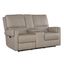 Somers Power Console Loveseat with Power Headrest In Gray