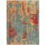 Somerset Teal And Multicolor 2 X 3 Area Rug