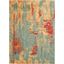 Somerset Teal And Multicolor 4 X 6 Area Rug