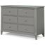 Sorelle Berkley Double Dresser In Weathered Gray