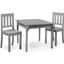 Sorelle Imagination Table And Chair Set In Gray