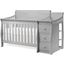 Sorelle Princeton Elite Panel Crib And Changer In Weathered Gray