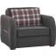 Speedy Upholstered Convertible Armchair with Storage In Gray SPY-CGY-AC