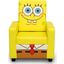 Spongebob Squarepants Blue and Yellow High Back Upholstered Chair