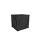 Sprout Cubic 12.6 Inch Fiber Stone Cube Planter In Black