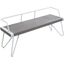 Stefani Industrial Bench In White And Grey