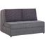 Studio Upholstered Convertible Loveseat with Storage In Gray