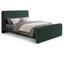Stylus Boucle Fabric Full Bed In Green
