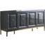 Sujay 65 Inch Modern Wood Sideboard With Gold Accents In Gray