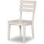 Summer Wood Seat Chair In Stone Path White