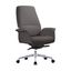 Summit Series Office Chair In Grey Leather