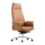 Summit Series Tall Office Chair In Acorn Brown Leather