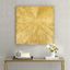 Sunburst Hand Painted Dimensional Resin Wall Decor In Gold