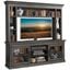 Sundance 92 Inch Console With Hutch In Grey Brown