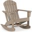 Sundown Treasure Outdoor Rocking Chair In Driftwood
