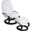 Sundsvall Recliner and Ottoman In White