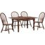 Sunset Trading Andrews 5 Piece 60 Inch Rectangular Extendable Dining Set In Chestnut Brown