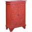 Sunset Trading Cottage Carved Accent Cabinet In Red