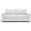 Sunset Trading Divine Leather Sofa Sleeper In White